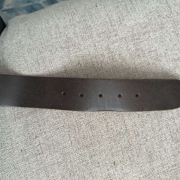 PROMOD‎ Vintage Woman’s Made In France Brown Split Leather Cowhide Belt Size 34” main image 10